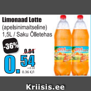 Скидка - Лимонад Lotte