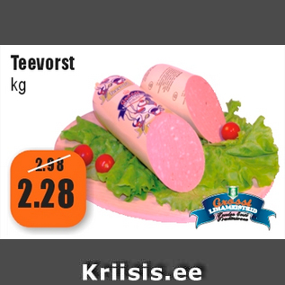 Allahindlus - Teevorst kg
