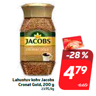 Allahindlus - Lahustuv kohv Jacobs Cronat Gold, 200 g