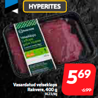 Allahindlus - Vasardatud veiseklops Rakvere, 400 g