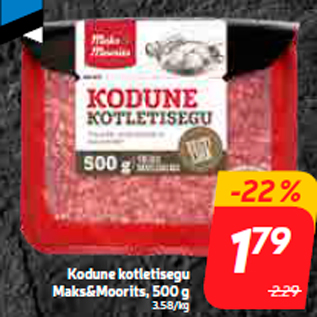 Allahindlus - Kodune kotletisegu Maks&Moorits, 500 g