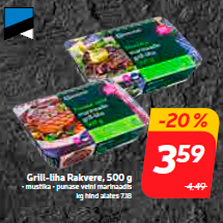 Allahindlus - Grill-liha Rakvere, 500 g