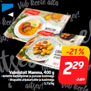 Allahindlus - Valmistoit Mamma, 400 g