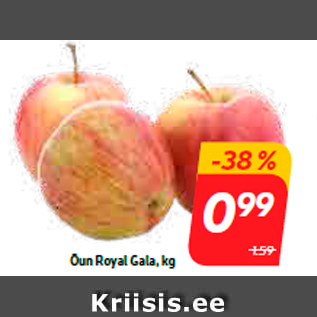 Allahindlus - Õun Royal Gala, kg