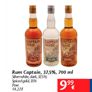Allahindlus - Rum Captain, 37,5%, 700 ml