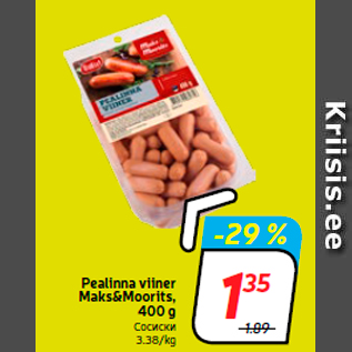 Allahindlus - Pealinna viiner Maks&Moorits, 400 g