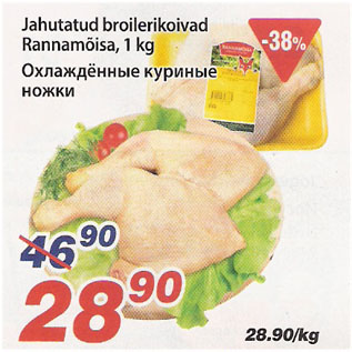 Скидка - Охлаждённые куриные ножки