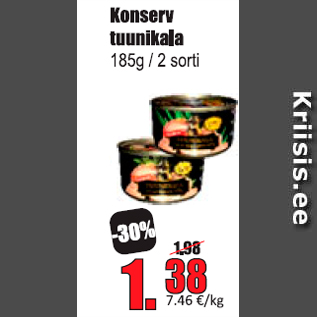Скидка - Консервированный тунец
