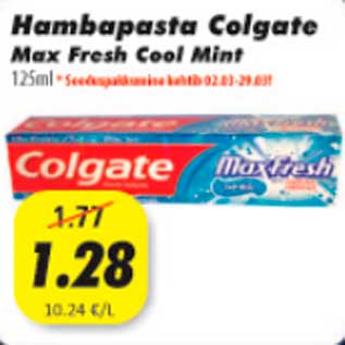 Allahindlus - Hambapasta Colgate Max Fresh Cool Mint 125ml