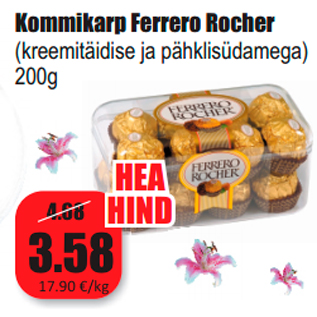 Allahindlus - Kommikarp Ferrero Rocher