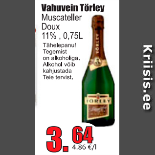 Скидка - Игристое вино Törley