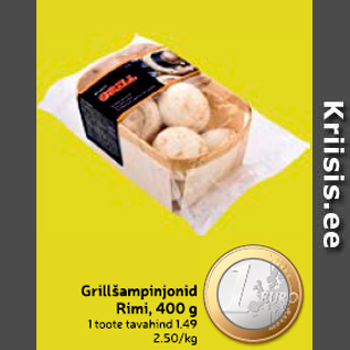 Скидка - Барбекю шампиньоны Rimi, 400 г