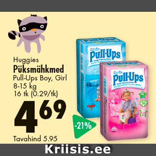 Allahindlus - Huggies Püksmähkmed