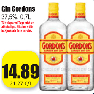 Allahindlus - Gin Gordons