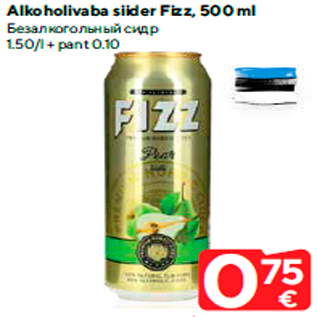 Allahindlus - Alkoholivaba siider Fizz, 500 ml
