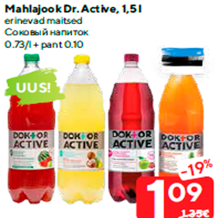 Allahindlus - Mahlajook Dr. Active, 1,5 l