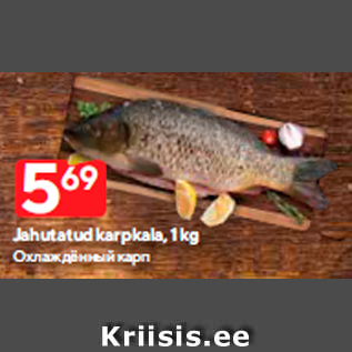 Allahindlus - Jahutatud karpkala, 1 kg