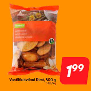 Allahindlus - Vanillikuivikud Rimi, 500 g