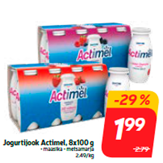 Allahindlus - Jogurtijook Actimel, 8x100 g