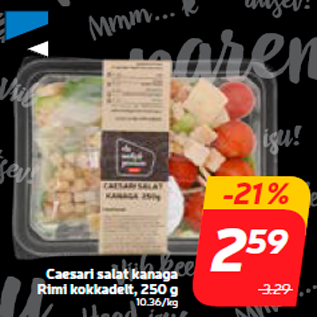 Allahindlus - Caesari salat kanaga Rimi kokkadelt, 250 g