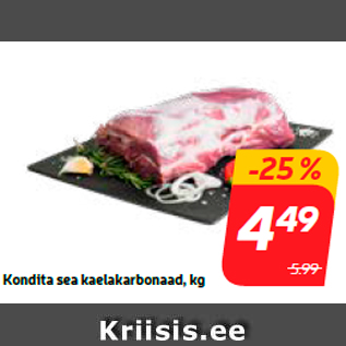 Allahindlus - Kondita sea kaelakarbonaad, kg