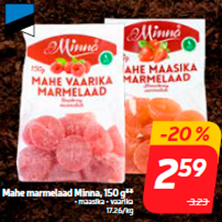 Allahindlus - Mahe marmelaad Minna, 150 g**