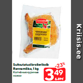 Скидка - Копчёные куриные ножки