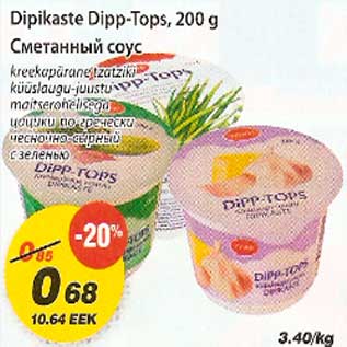 Allahindlus - Dipikaste Dipp-Tops