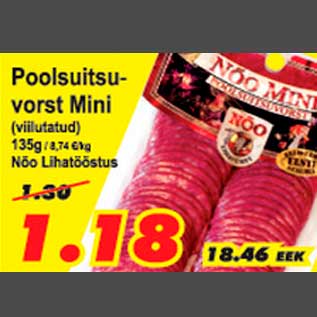 Allahindlus - Poolsuitsu vorst Mini Nõo Lihatööstus