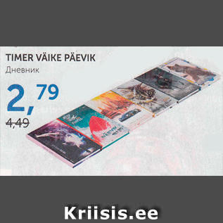 Allahindlus - TIMER VÄIKE PÄEVIK