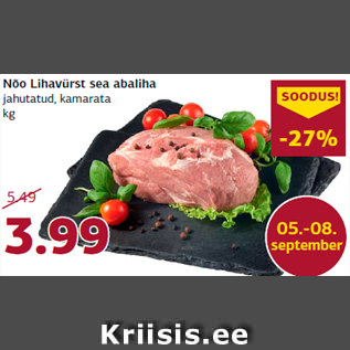 Allahindlus - Nõo Lihavürst sea abaliha