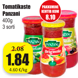 Скидка - Томатный соус Panzani