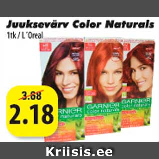 Allahindlus - Juuksevärv Color Naturals