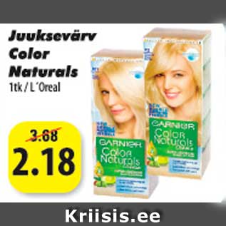 Allahindlus - Juuksevärv Color Naturals