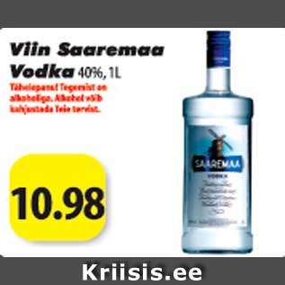 Скидка - Водка Saaremaa