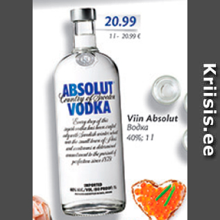 Allahindlus - Viin Absolut