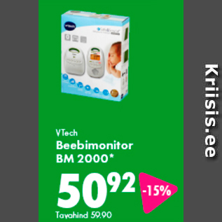 Allahindlus - VTech Beebimonitor BM 2000*