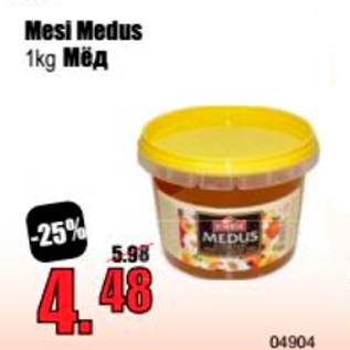 Allahindlus - Mesi Medus 1 kg