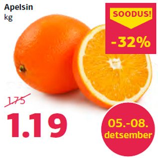 Allahindlus - Apelsin kg