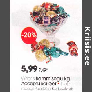 Скидка - Ассорти конфет