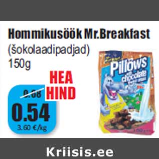 Allahindlus - Hommikusöök Mr.Breakfast