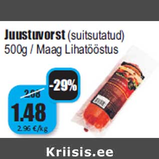 Allahindlus - Juustuvorst