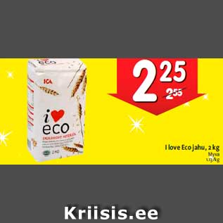 Allahindlus - I love Eco jahu, 2 kg