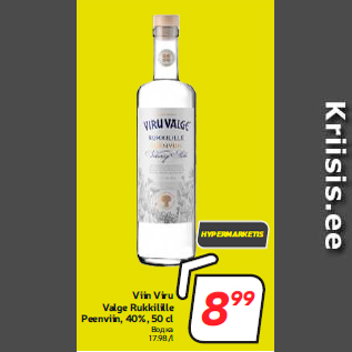 Allahindlus - Viin Viru Valge Rukkilille Peenviin, 40%, 50 cl