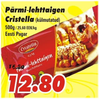 Allahindlus - Pärmi-lehttaigen Cristella