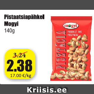 Скидка - Фисташковый Mogyi 140 г