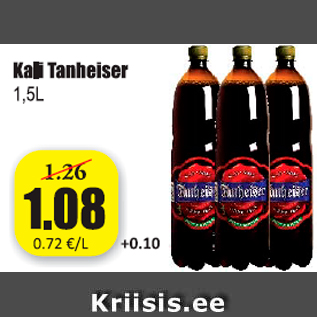 Allahindlus - Kali Tanheiser 1,5 l