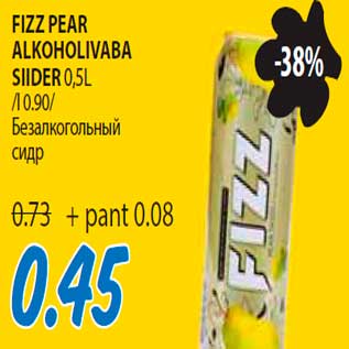 Allahindlus - Fizz pear alkoholivaba siider