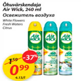 Allahindlus - Õhuvärskendaja Air Wick White Flowers Fresh Waters Citrus