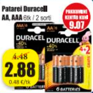 Allahindlus - Patarei Duracell